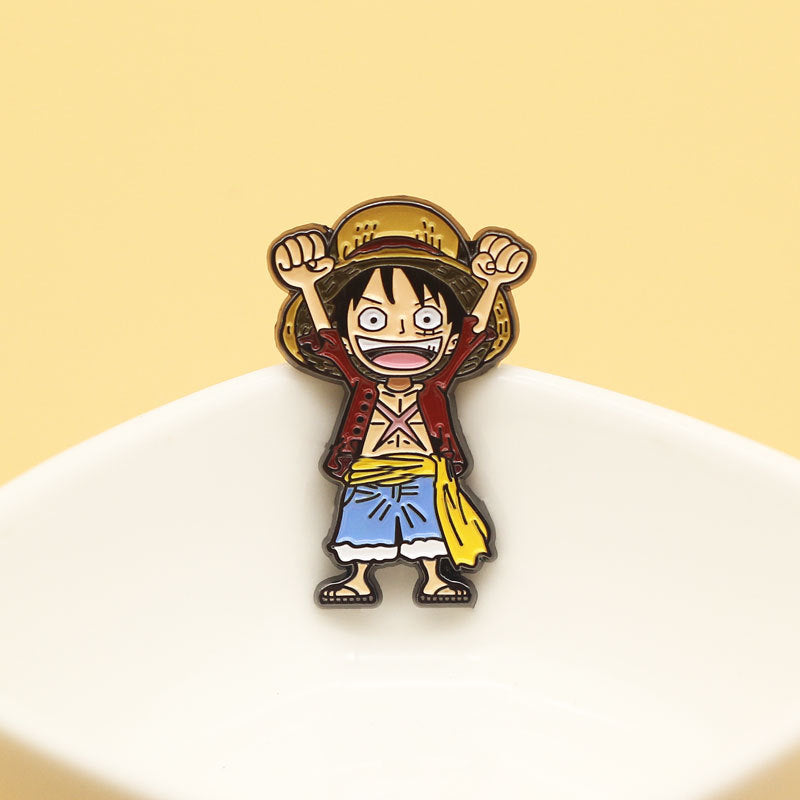 One Piece Luffy Pin Badge Monkey D Luffy Manga Comic Gifts