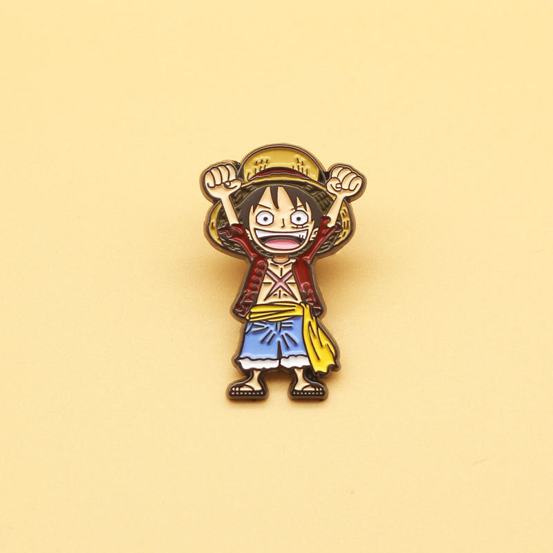 One Piece Luffy Pin Badge Monkey D Luffy Manga Comic Gifts