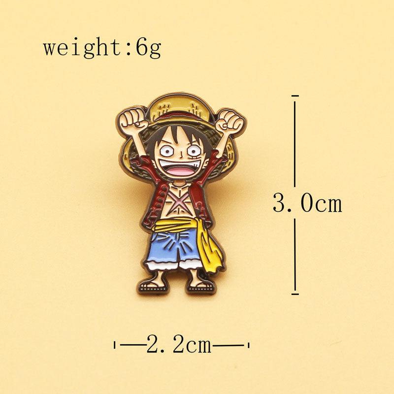 One Piece Luffy Pin Badge Monkey D Luffy Manga Comic Gifts